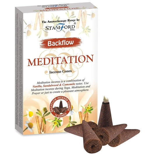 Aromatherapy Backflow Cones - Meditation - Luna Panther alternate view
