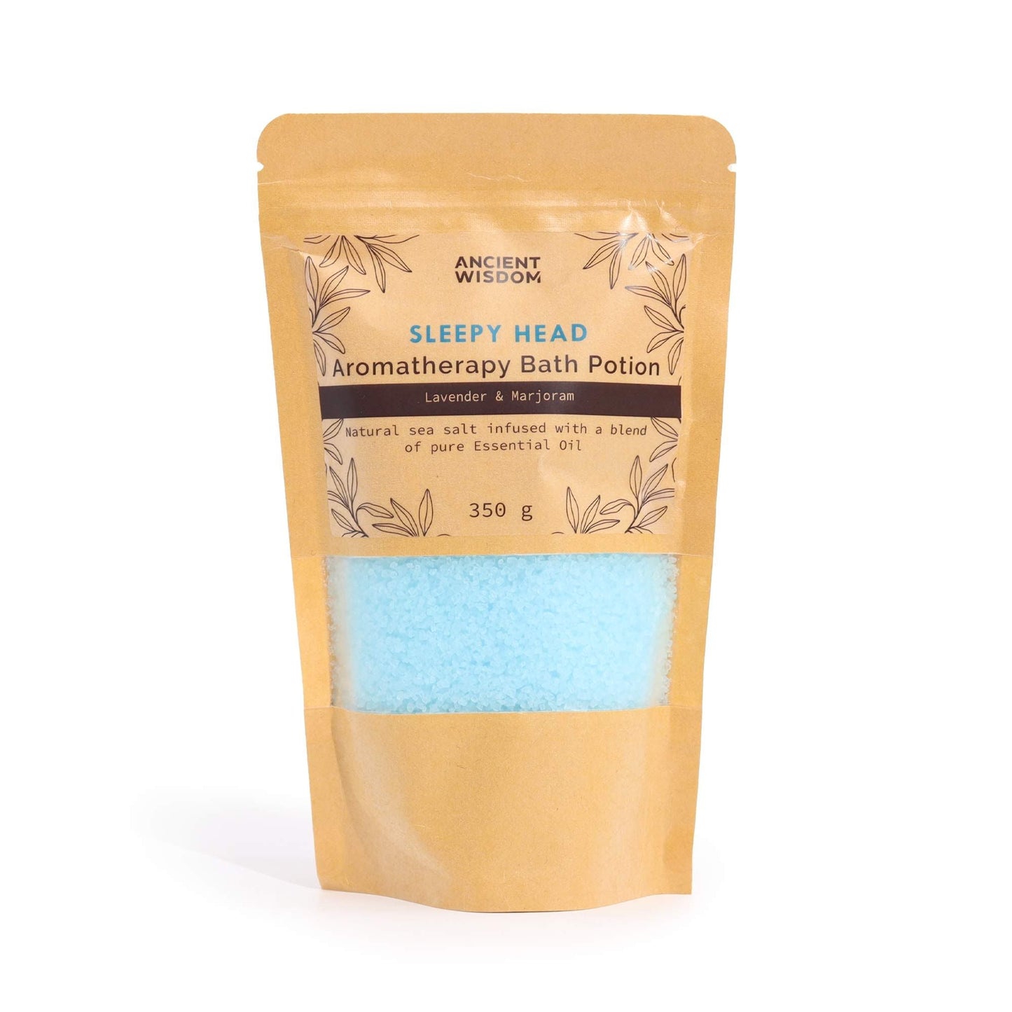 Aromatherapy Bath Potion in Kraft Bag 350g - Sleepy Head - Luna Panther