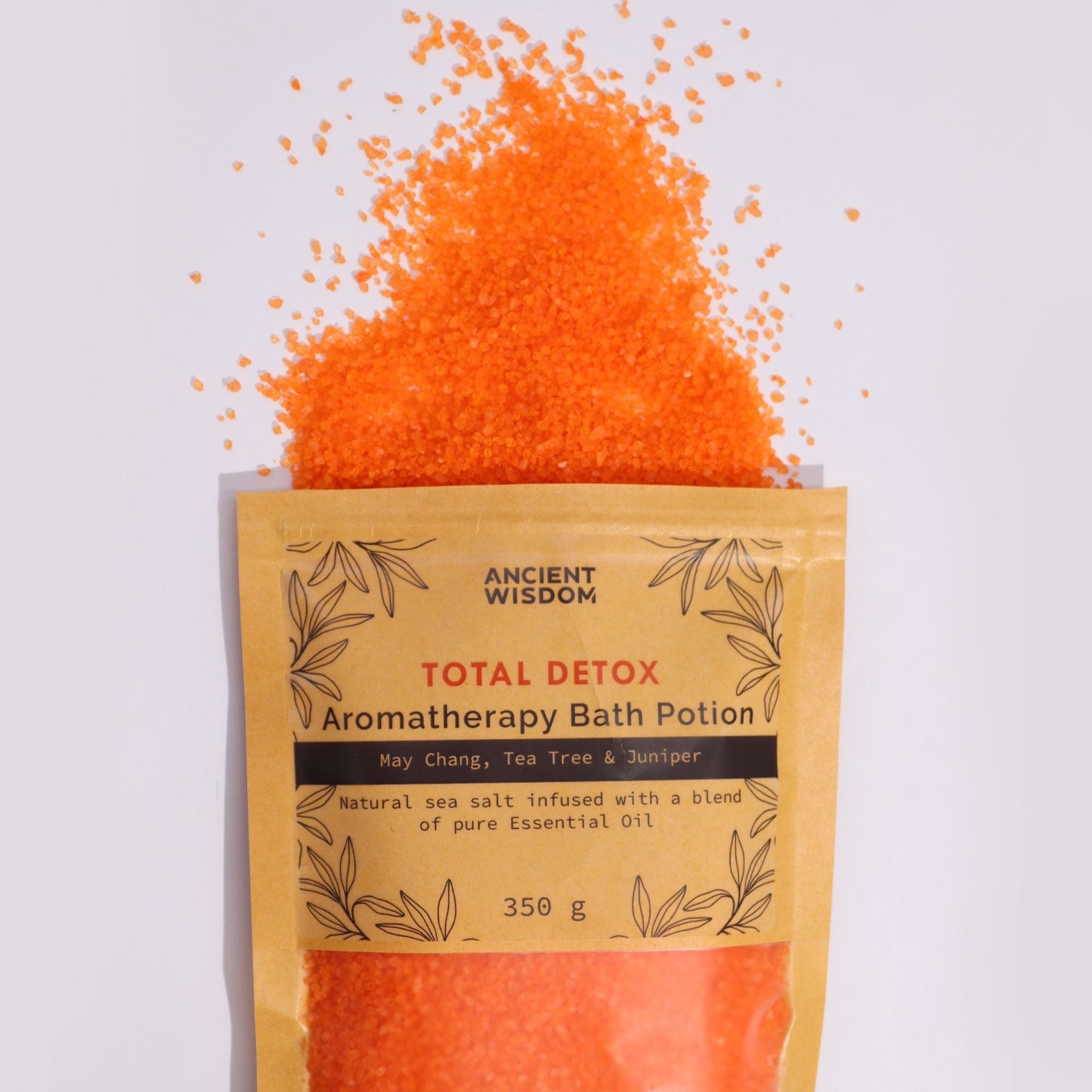 Aromatherapy Bath Potion in Kraft Bag 350g - Total Detox - Luna Panther