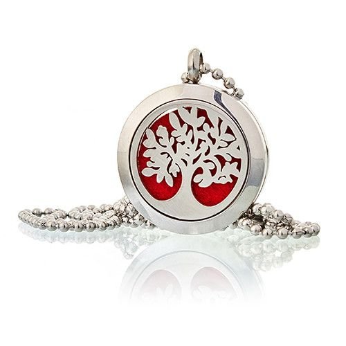 Aromatherapy Diffuser Necklace - Tree of Life 25mm - Luna Panther