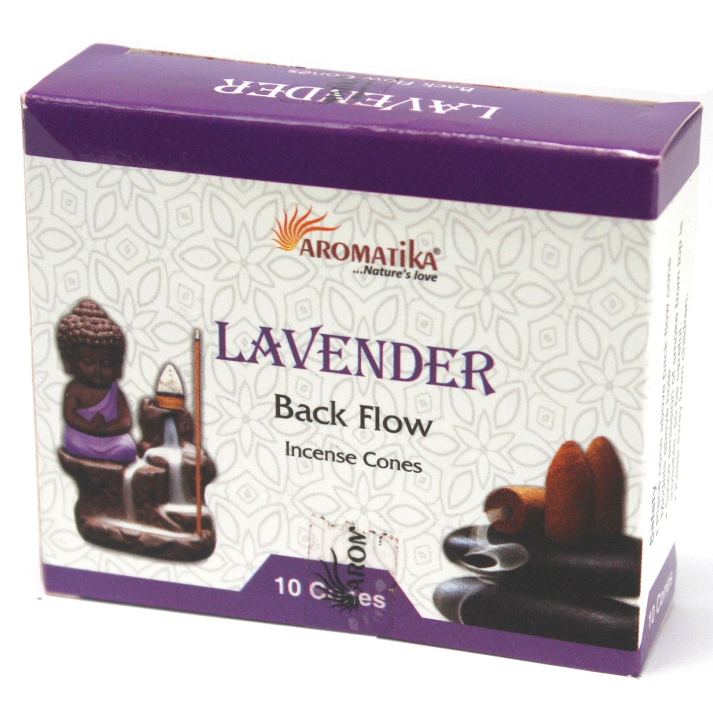Aromatika Backflow Incense Cones - Lavender - Luna Panther