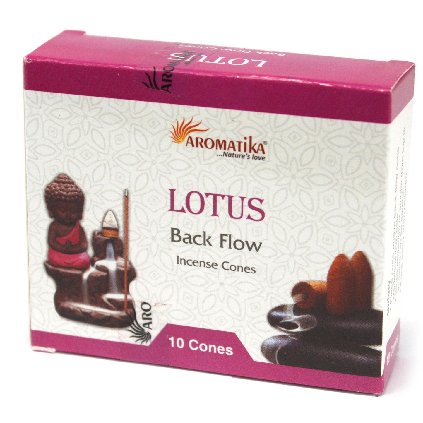 Aromatika Backflow Incense Cones - Lotus - Luna Panther