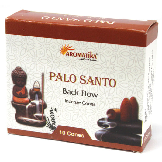 Aromatika Backflow Incense Cones - Palo Santo - Luna Panther