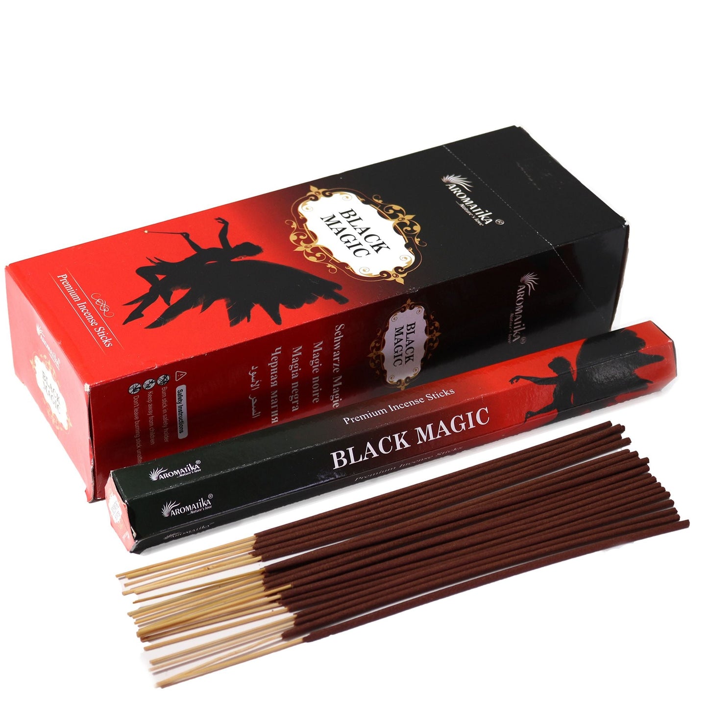 Aromatika Charcoal Free Hex Incense - Black Magic - Luna Panther