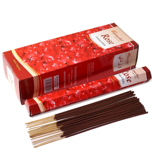 Aromatika Charcoal Free Hex Incense - Rose - Luna Panther