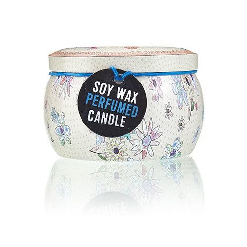 Art Tin Candle - Assorted Design - Friendly Messages - Parma Violet - Luna Panther alternate view