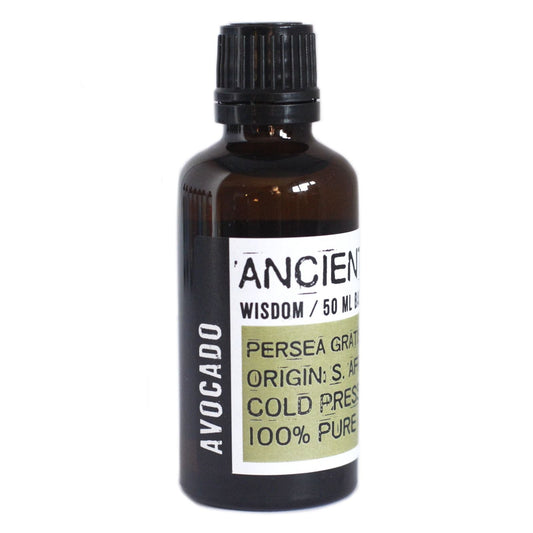 Polished Avocado Oil - 50ml featuring natural patterning and unique variations - Luna Panther