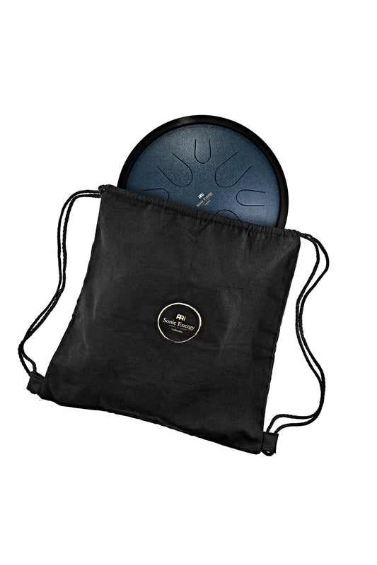 MEINL Sonic Energy Compact Steel Tongue Drum 10" - C Minor/8 Notes/432 Hz - Navy Blue detail view 2 at Luna Panther alternate view