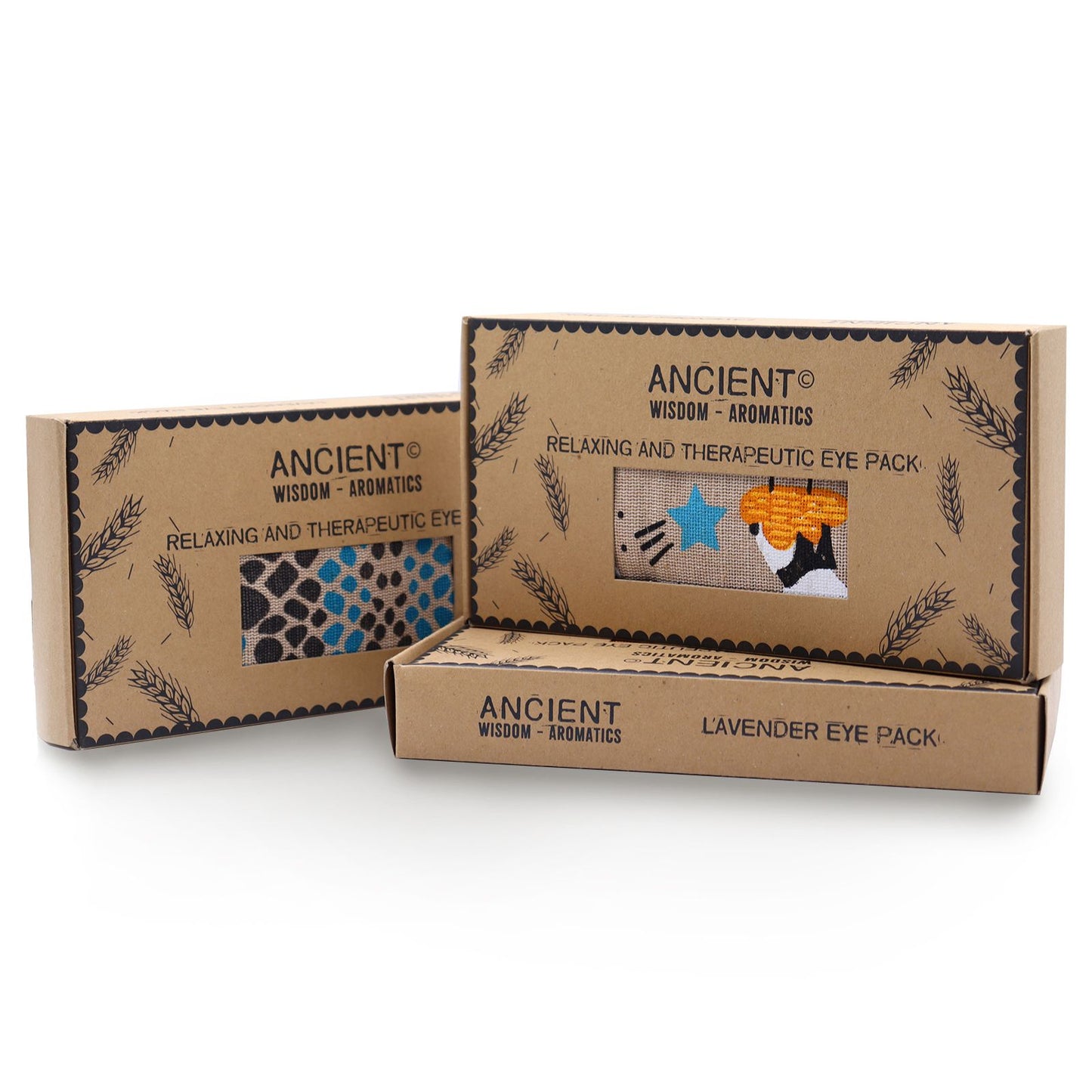 Lavender Natural Cotton and Juco Eye Pillow in Gift Box – Night Leopard – image 8