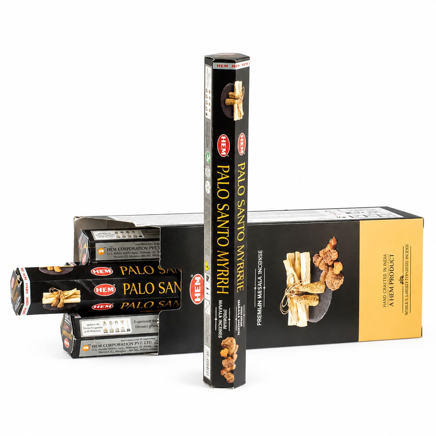 HEM Hexagonal Incense – Palo Santo Masala – Myrrh – image 2