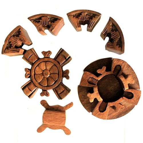 Bali Magic Box - Round Petal - Luna Panther alternate view