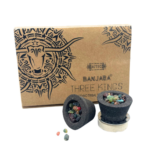 Banjara Resin Cups - Three Kings - Luna Panther