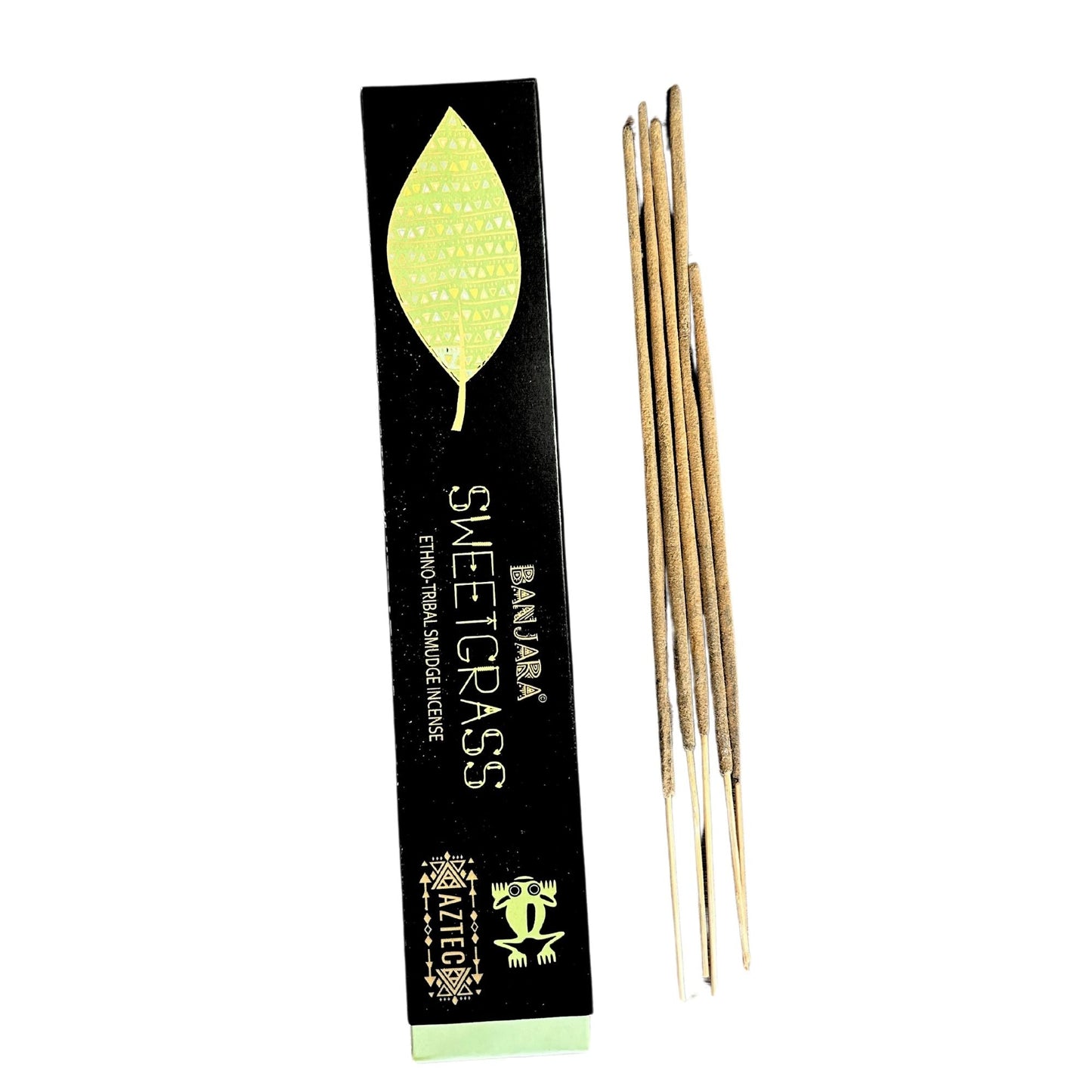 Banjara Tribal Smudge Incense - Sweetgrass - Luna Panther