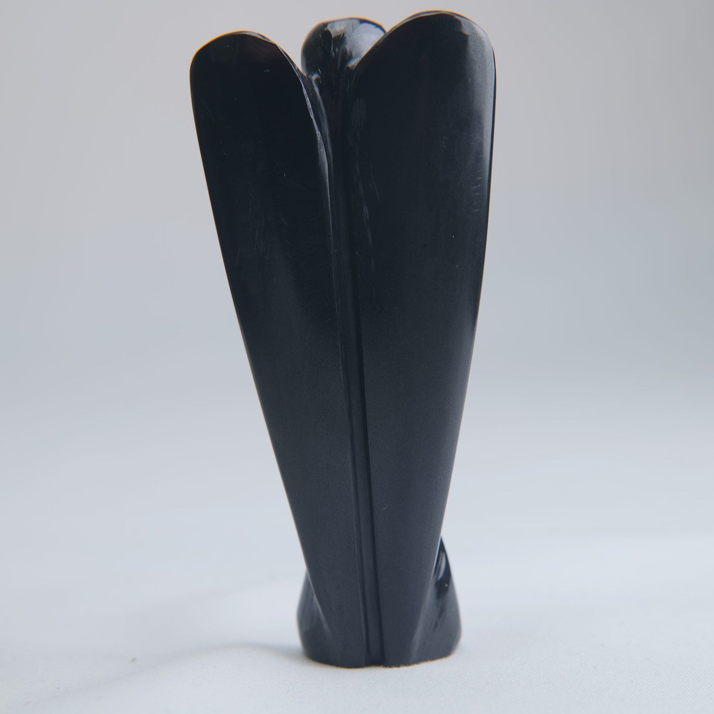 Black Obsidian Angel Carving 66g 82mm - Luna Panther