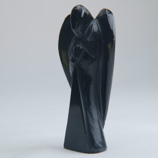Black Obsidian Angel Carving 70g 80mm - Luna Panther alternate view