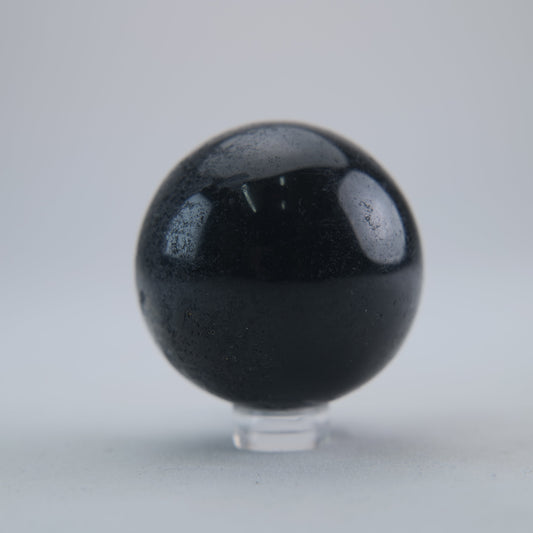 Black Tourmaline Polished Sphere 184g - Luna Panther alternate view