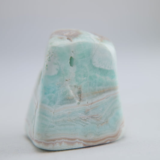 Blue Aragonite Freeform 140g - Luna Panther alternate view