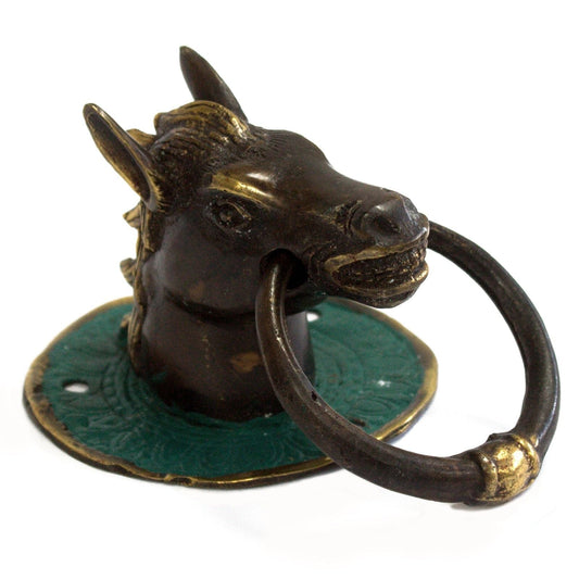 Brass Door Knocker - Horses Head - Luna Panther
