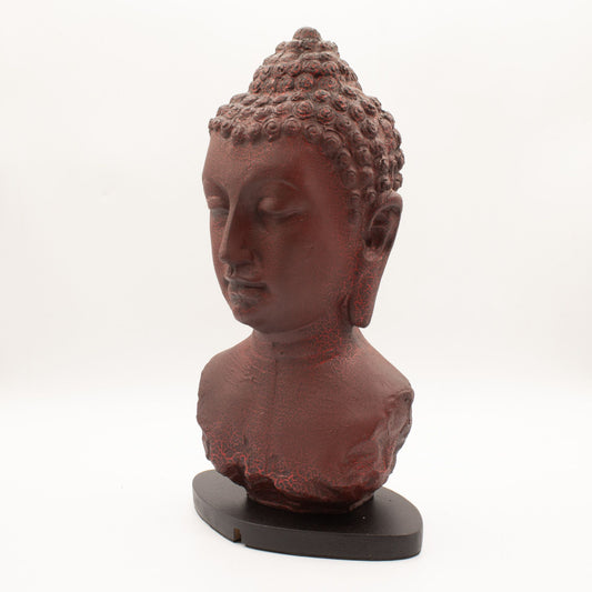 Buddha Bust Lamp Molten Lava - Oval stand - Luna Panther