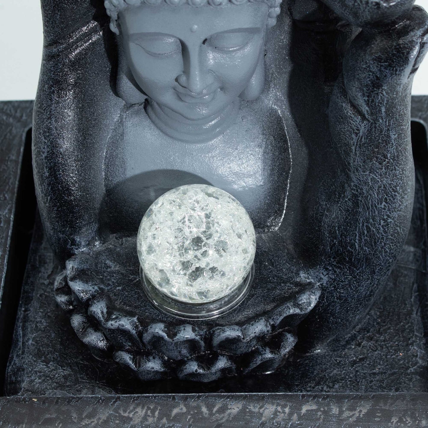 Buddha Hand & Head Tabletop Water Feature - Luna Panther