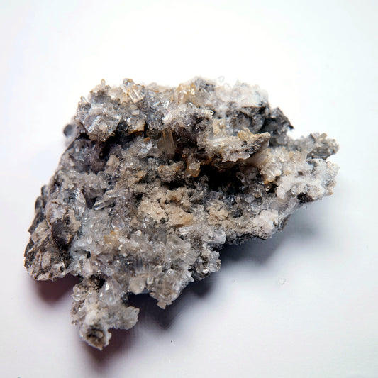 Calcite Crystal Cluster on Dark Matrix - 94g - Luna Panther alternate view