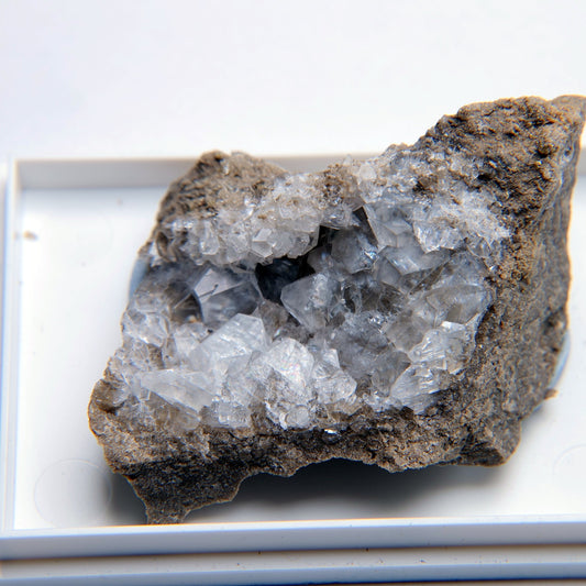 Calcite from Armstrong Quarry, Shireoaks, Derbyshire - 22.11g - Luna Panther
