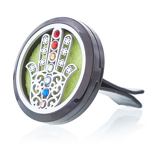 Car Diffuser Kit - Hamsa - 30mm - Luna Panther