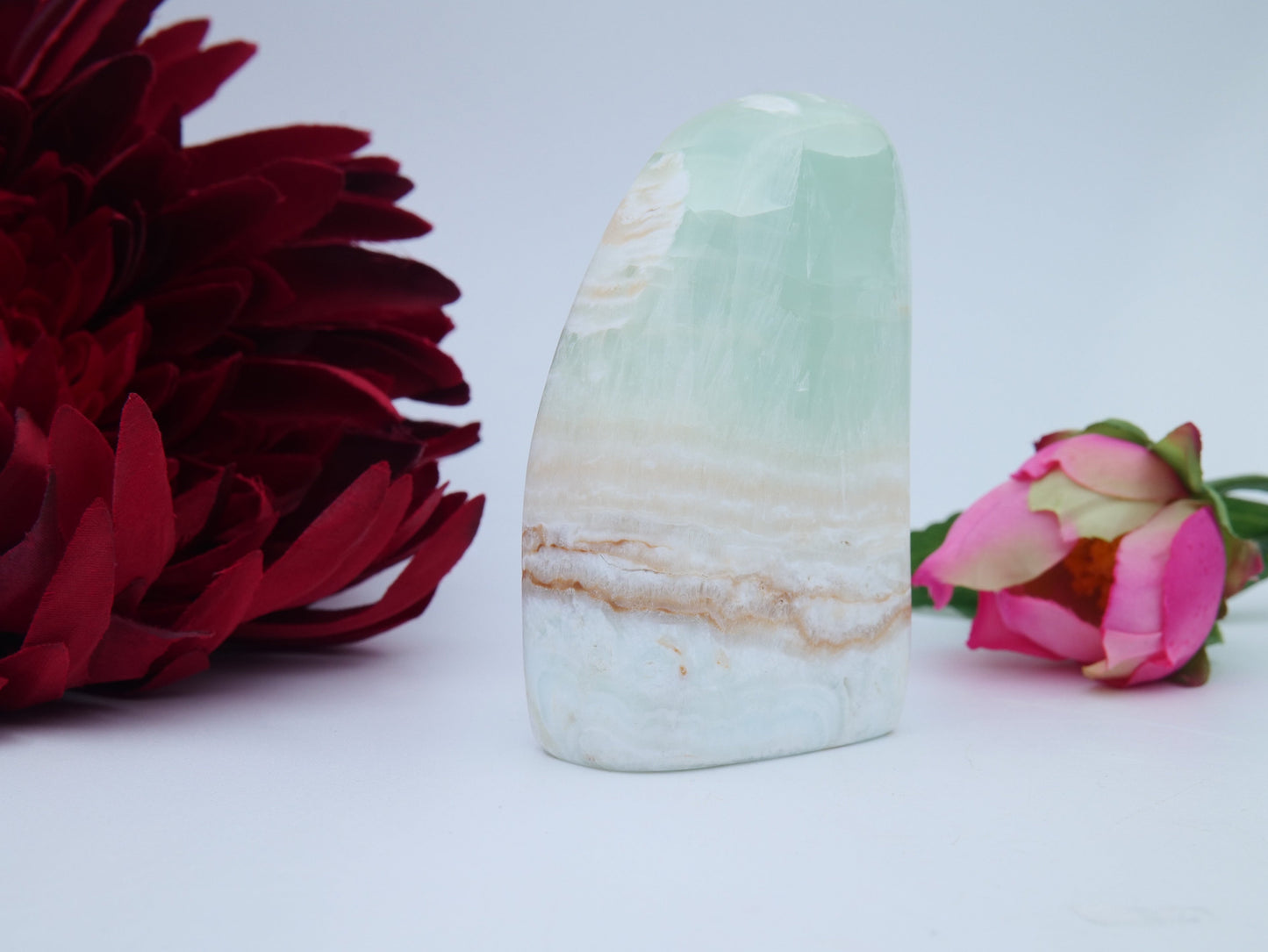 Caribbean Calcite Freeform — 222 g - Luna Panther