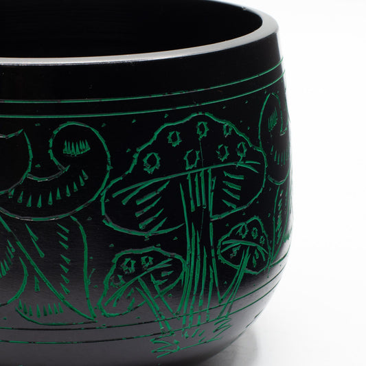 Cauldron Singing Bowl – Magic Mushroom – Green (15 cm) — percussion, image 1 of 9.