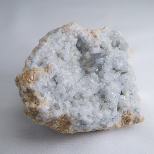 Celestite Geode Cluster Madagascar 728g - Luna Panther