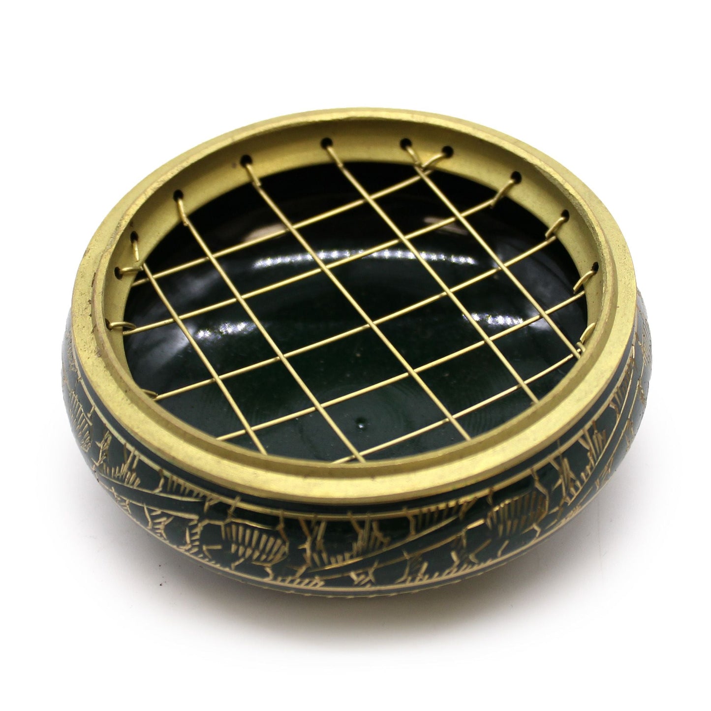 Chakra Charcoal Incense Jar - Heart - Luna Panther