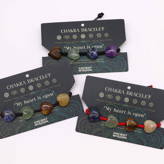 Chakra String Bracelet - Hearts - Luna Panther