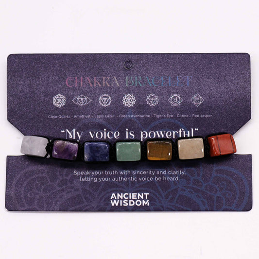 Chakra String Bracelet - Tumble Stones - Luna Panther alternate view