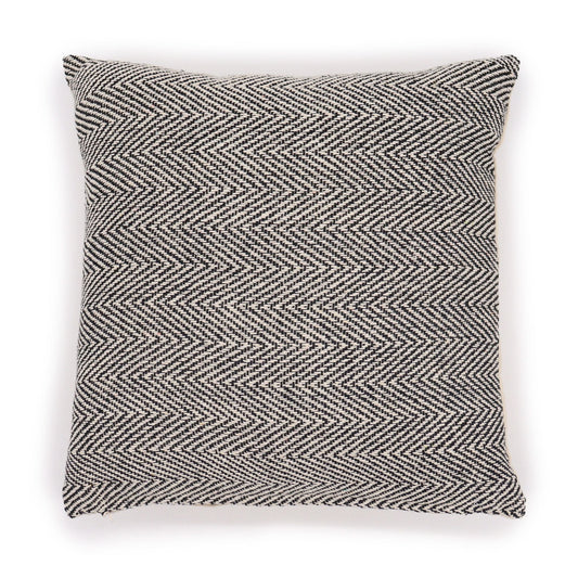 Classic Cushion Cover - Herringbone Fine Grey - 40x40cm - Luna Panther alternate view