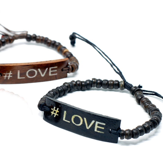 Coco Slogan Bracelets - Love - Luna Panther alternate view
