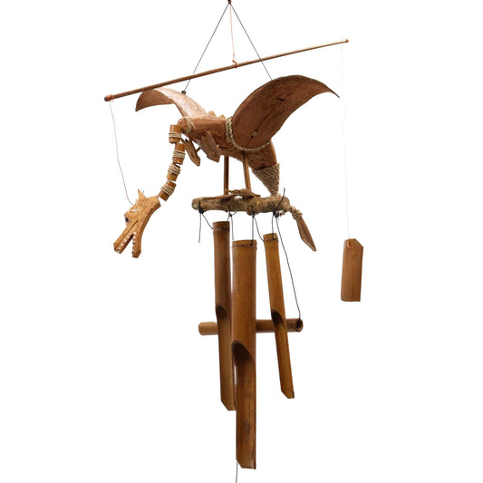 Coconut Dragon Wind Chimes - Luna Panther