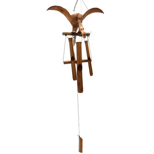 Coconut Dragon Wind Chimes - Luna Panther alternate view