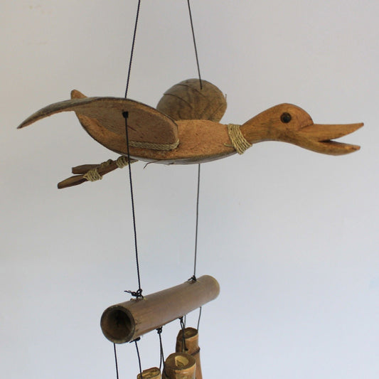 Coconut Duck Wind Chimes - Luna Panther alternate view
