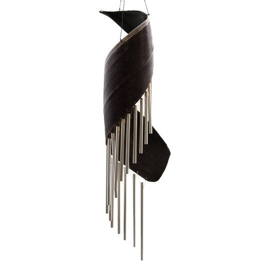 Coconut Leaf Wind Chimes - Chocolate - Luna Panther alternate view