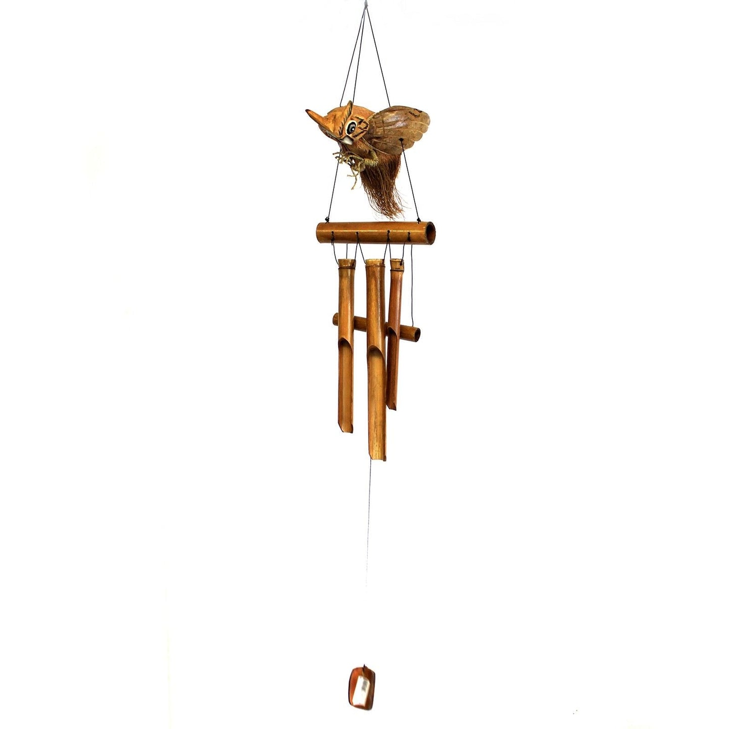 Coconut Owl Wind Chimes - Luna Panther