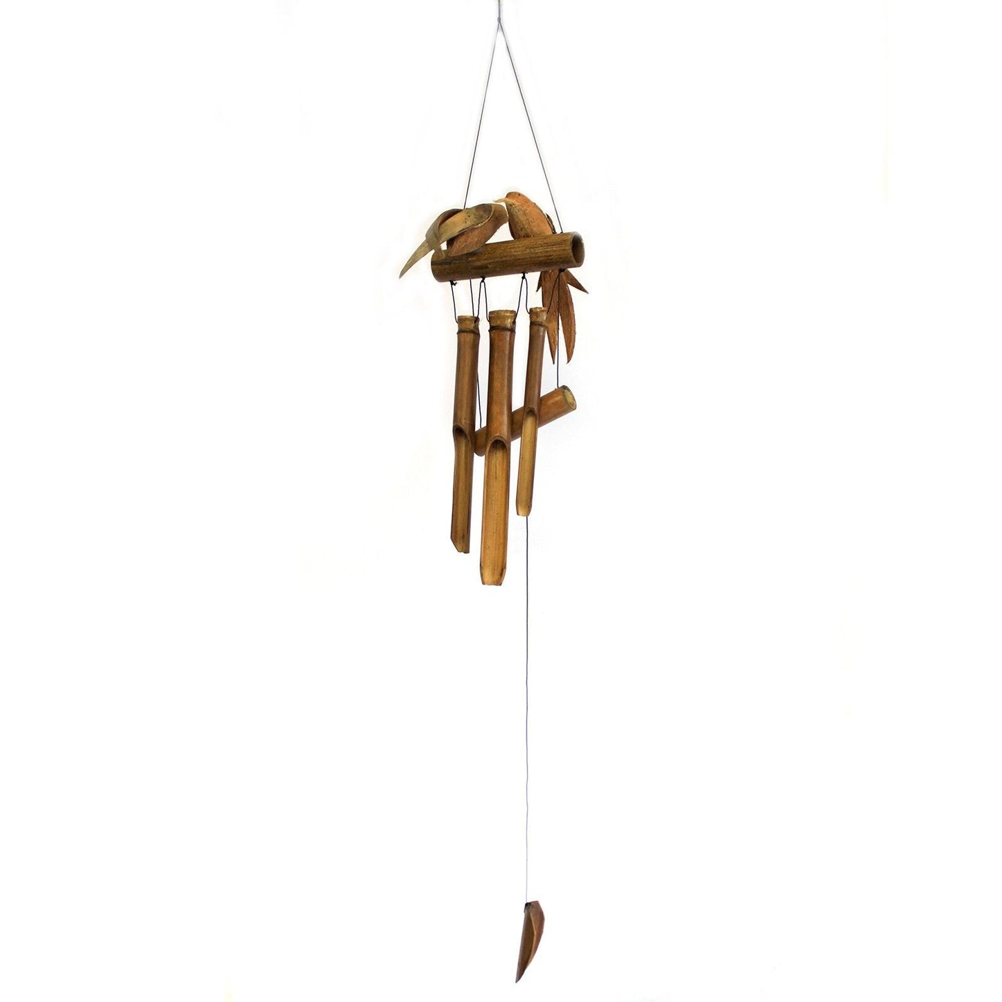 Coconut Twin Birds Wind Chimes - Luna Panther