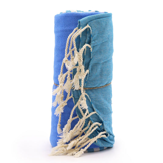 Cotton Pareo Towel - 100x180 cm - Sky Blue - Luna Panther