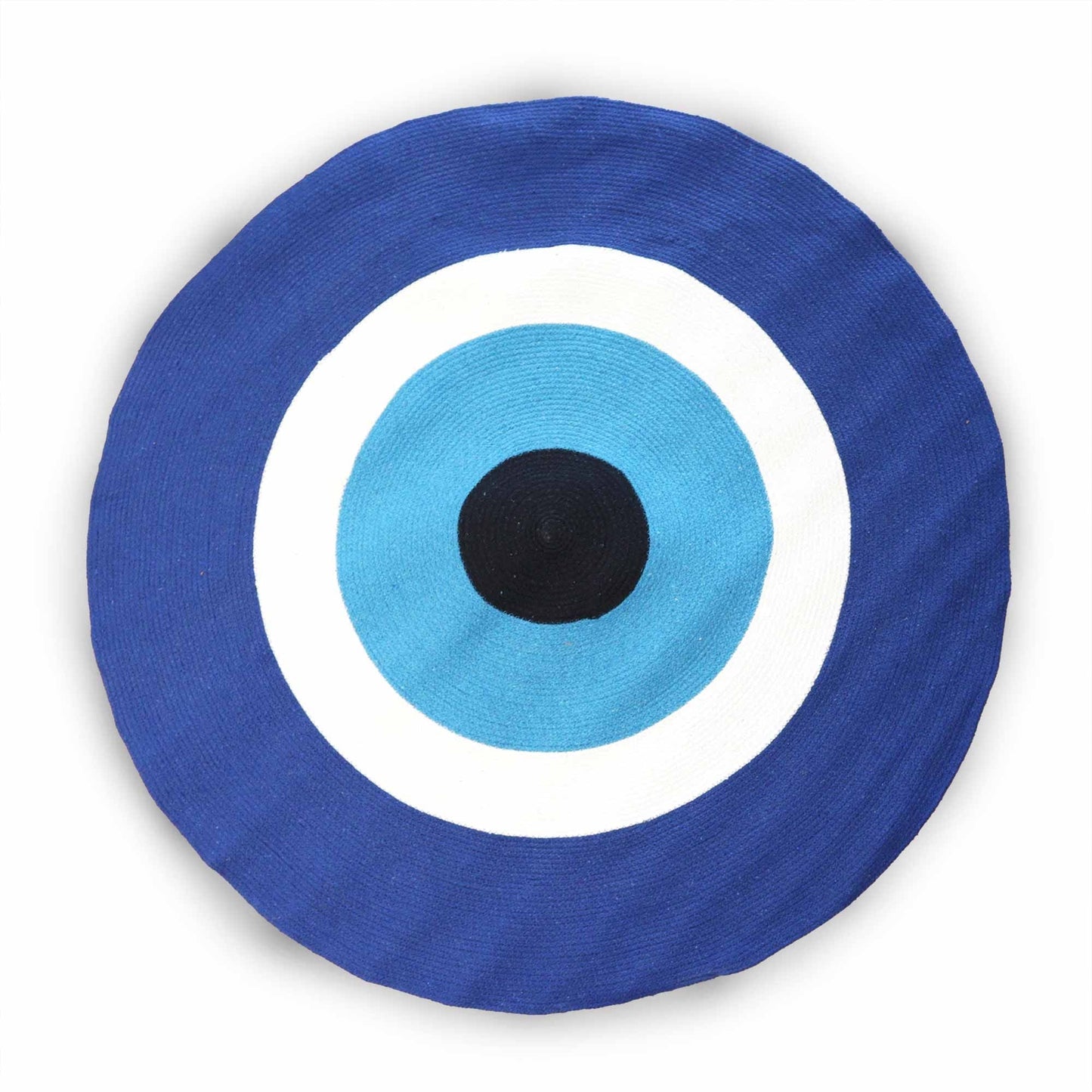 Cotton Rope Evil Eye Rug - Luna Panther