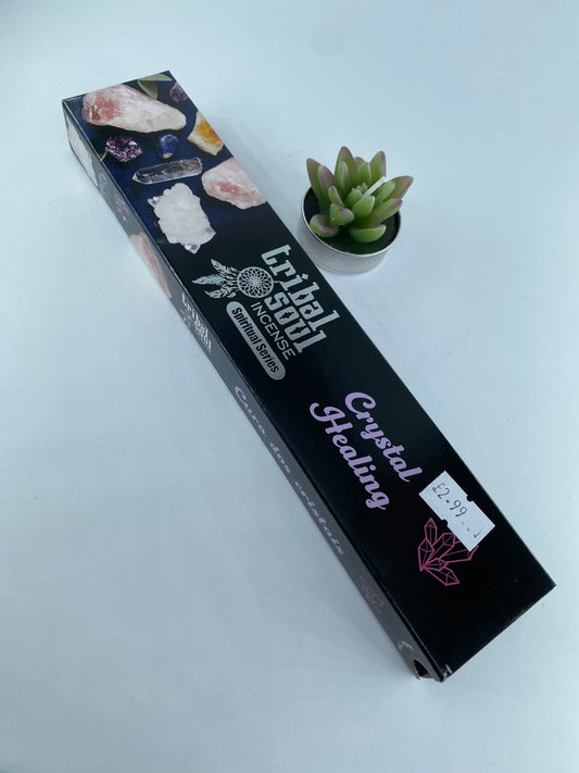 Polished Crystal Healing - Tribal Soul Incense featuring natural patterning and unique variations - Luna Panther