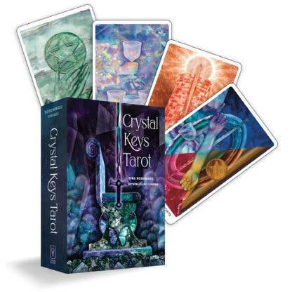 Crystal Keys Tarot: 78 Cards & 176-Page Full-Color Guidebook: Paperback; 220 pages / English - Luna Panther