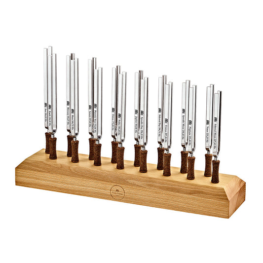 MEINL Sonic Energy Planetary Tuned Tuning Forks Complete Set-up - Content: 16 Tuning Forks, including Stand at Luna Panther