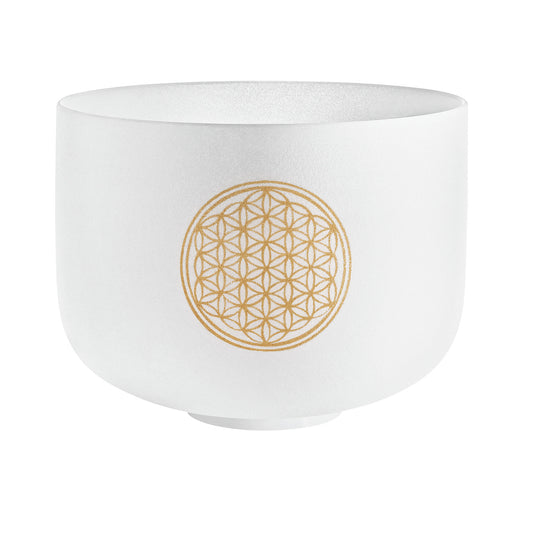MEINL Sonic Energy Crystal Singing Bowl 10" - Flower of Life/128Hz at Luna Panther