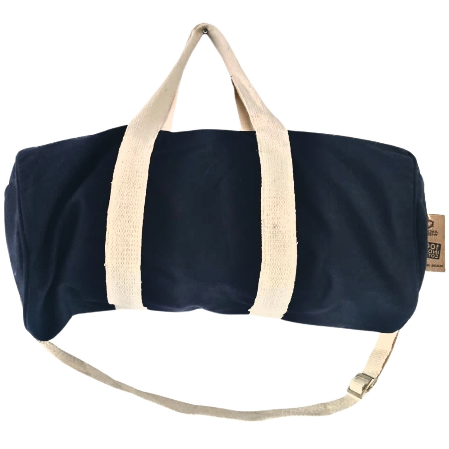 Polished Don't Quit Gym Bag - Navy Blue (2767C) featuring natural patterning and unique variations - Luna Panther