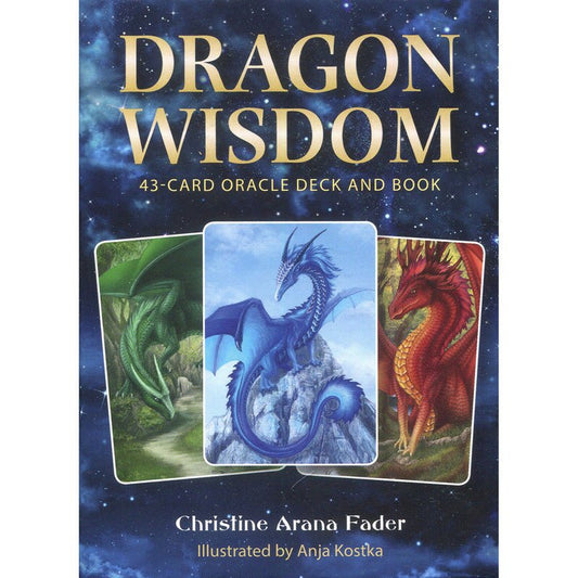 Polished Dragon Wisdom Oracle Deck featuring natural patterning and unique variations - Luna Panther