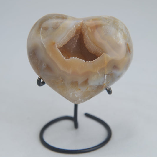 Druzy Agate Heart – 189g - Luna Panther